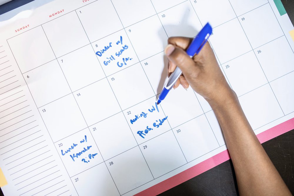 2 · Pick the date and time — Cross Border Transport